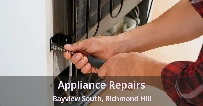 Appliance Repairs Bayview South, Richmond Hill - ON