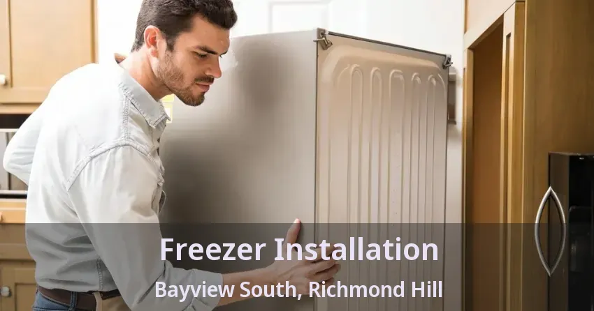 Freezer Installation Bayview South, Richmond Hill - ON