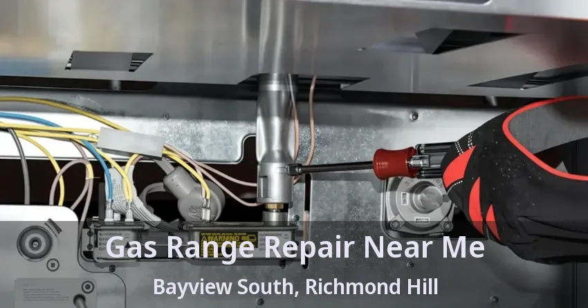 Gas Range Repair Near Me Bayview South, Richmond Hill - ON