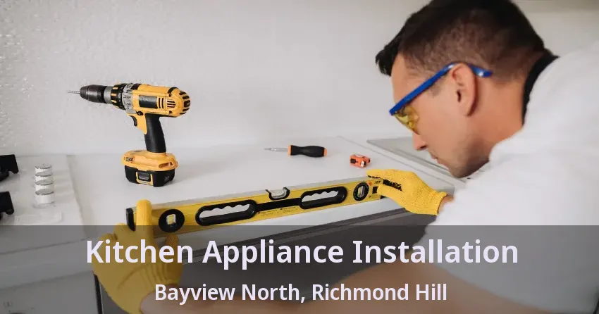 Kitchen Appliance Installation Bayview North, Richmond Hill - ON