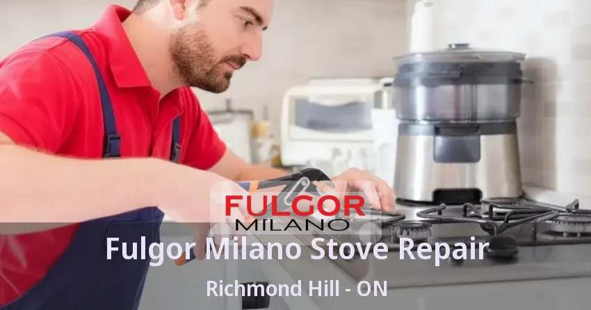 Fulgor Milano Stove Repair Richmond Hill - ON